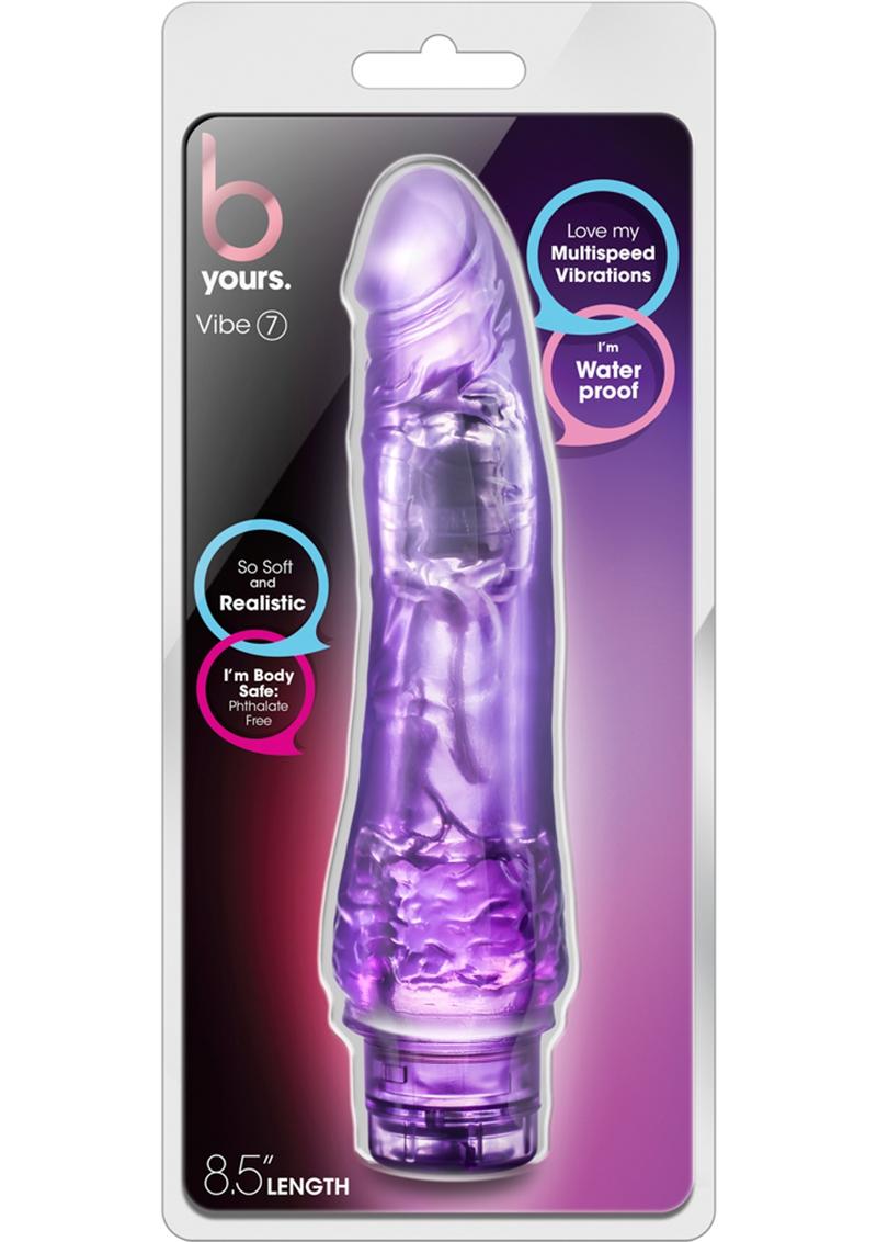 B Yours Vibe 7 Vibrating Dildo