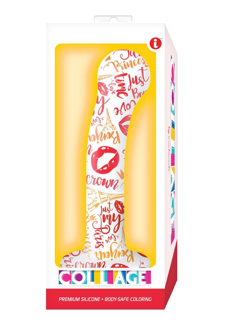 Collage I Remember Paris G-Spot Silicone Dildo
