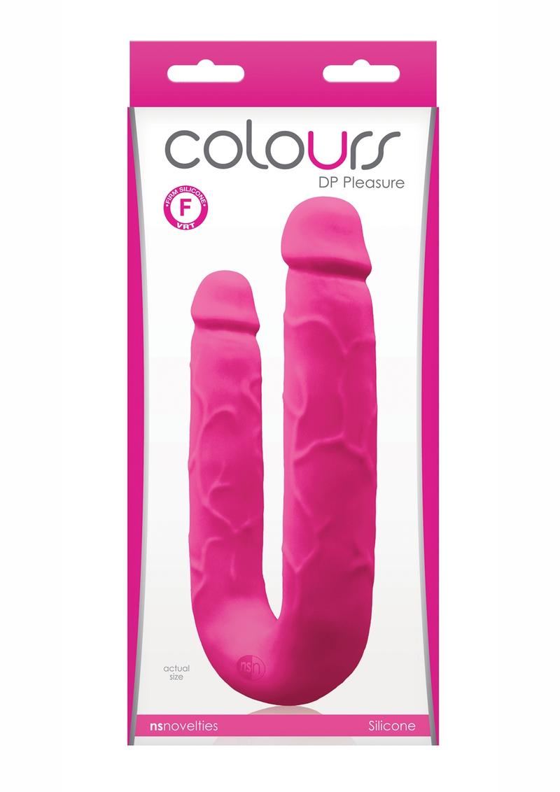 Colours DP Pleasures Silicone Double Dildo