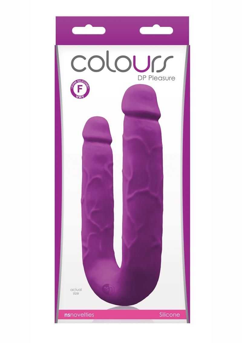 Colours DP Pleasures Silicone Double Dildo