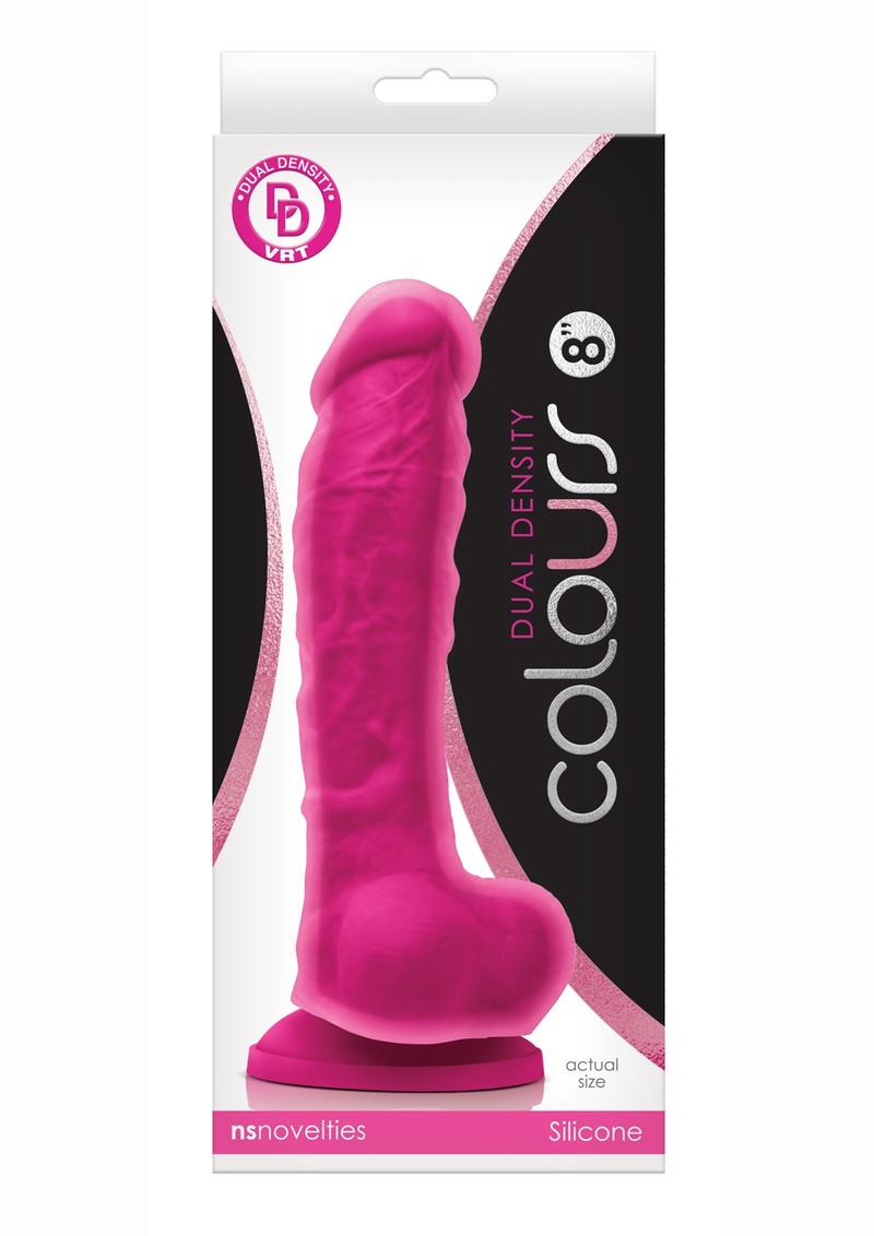Colours Dual Density Silicone Dildo