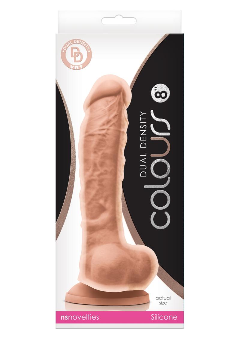 Colours Dual Density Silicone Dildo