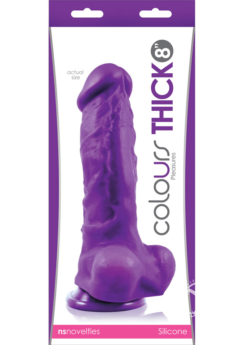Colours Pleasures Silicone Thick Dildo