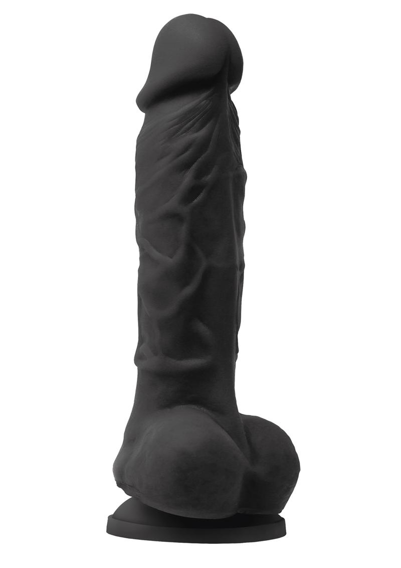 Colours Pleasures Silicone Vibrating Dildo with Balls